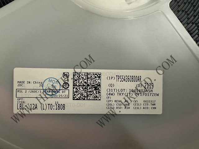 （分銷TI）電源IC TPS54360BDDAR 60V 輸入、3.5A 降壓直流/直流轉(zhuǎn)換器