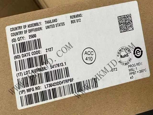 【出售】LT3042IDD (ADI) 20V、200mA、超低噪聲、超高 PSRR RF 線性穩(wěn)壓器