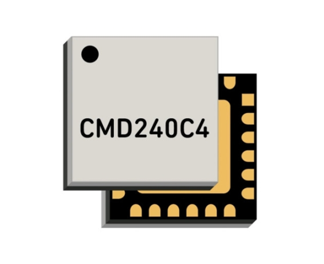 CMD240C4是一款射頻放大器，DC至22GHz，24QFN