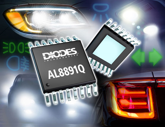 Diodes 公司宣布推出AL8891Q LED 驅(qū)動器，擴大符合汽車標(biāo)準(zhǔn)的產(chǎn)品組合。