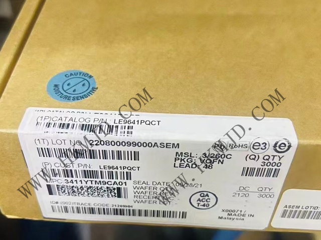 供應 Microchip miSLICs 系列 LE9641PQCT 單通道 100V 電信接口 IC