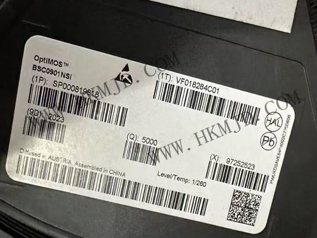 英飛凌N溝道 MOSFET_BSC0901NSI_OptiMOS? 功率 MOSFET，30V