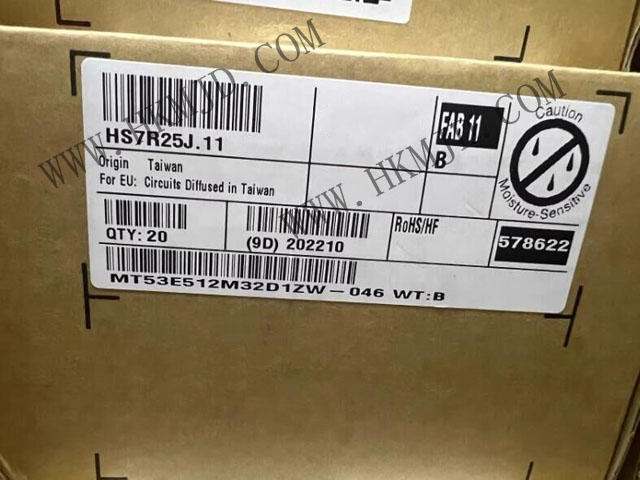 存儲芯片 MT53E512M32D1ZW-046 WT:B 動態(tài)隨機(jī)存取存儲器 LPDDR4 16Gbit
