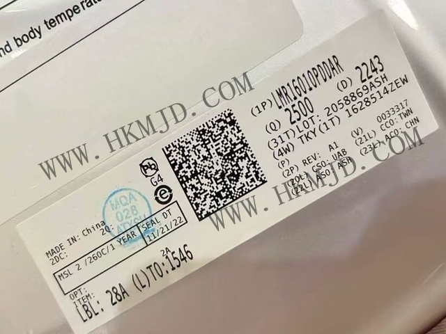 LMR16010PDDAR(TI): SIMPLE SWITCHER? 60V、1A 降壓轉(zhuǎn)換器（IQ 為 40μA）