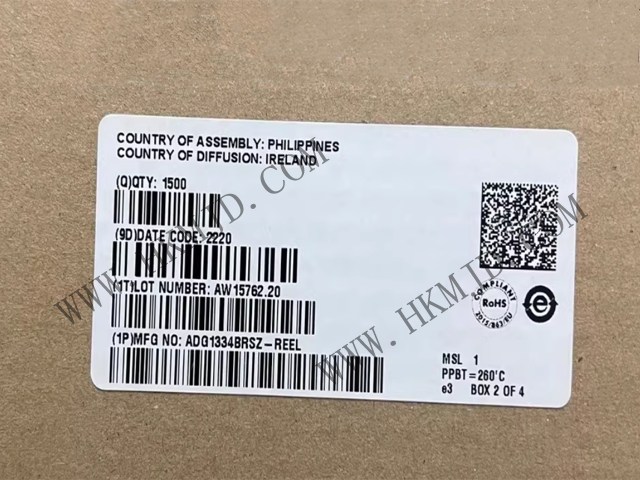 【供應ADI】單芯片CMOS器件：ADG1334BRSZ 高性能四通道單刀雙擲（SPDT）開關(guān)
